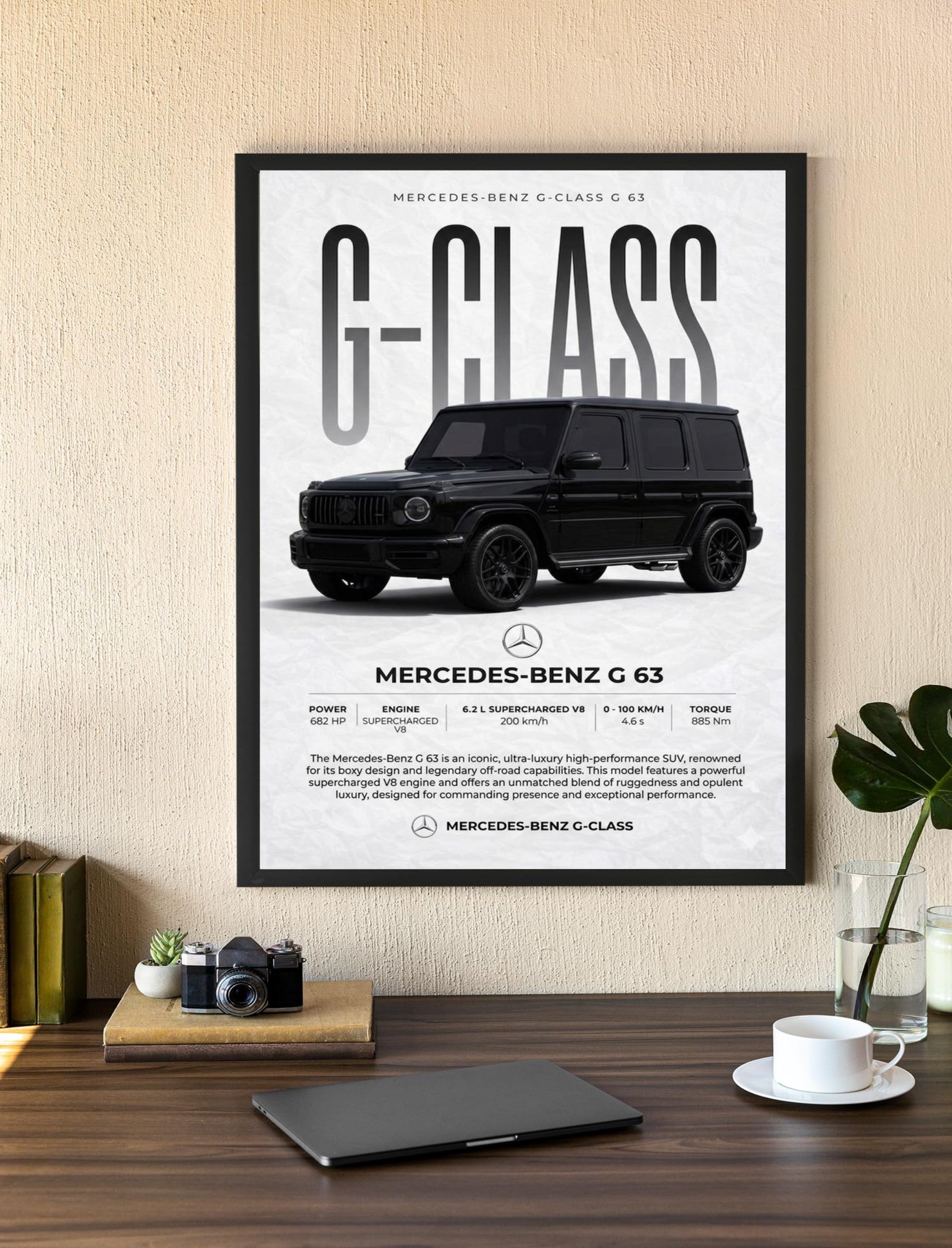 Mercedes- G-Class Premium Framed Poster