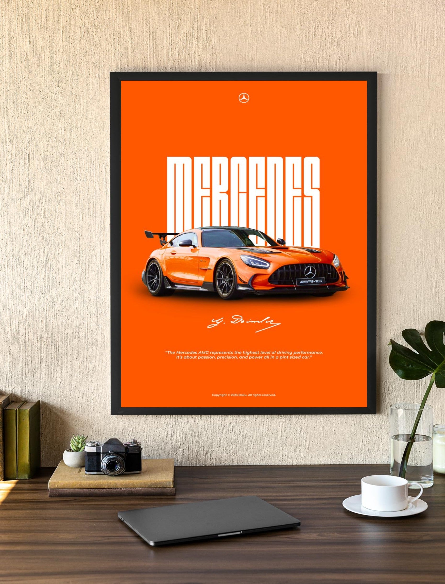 Mercedes Premium Framed Poster
