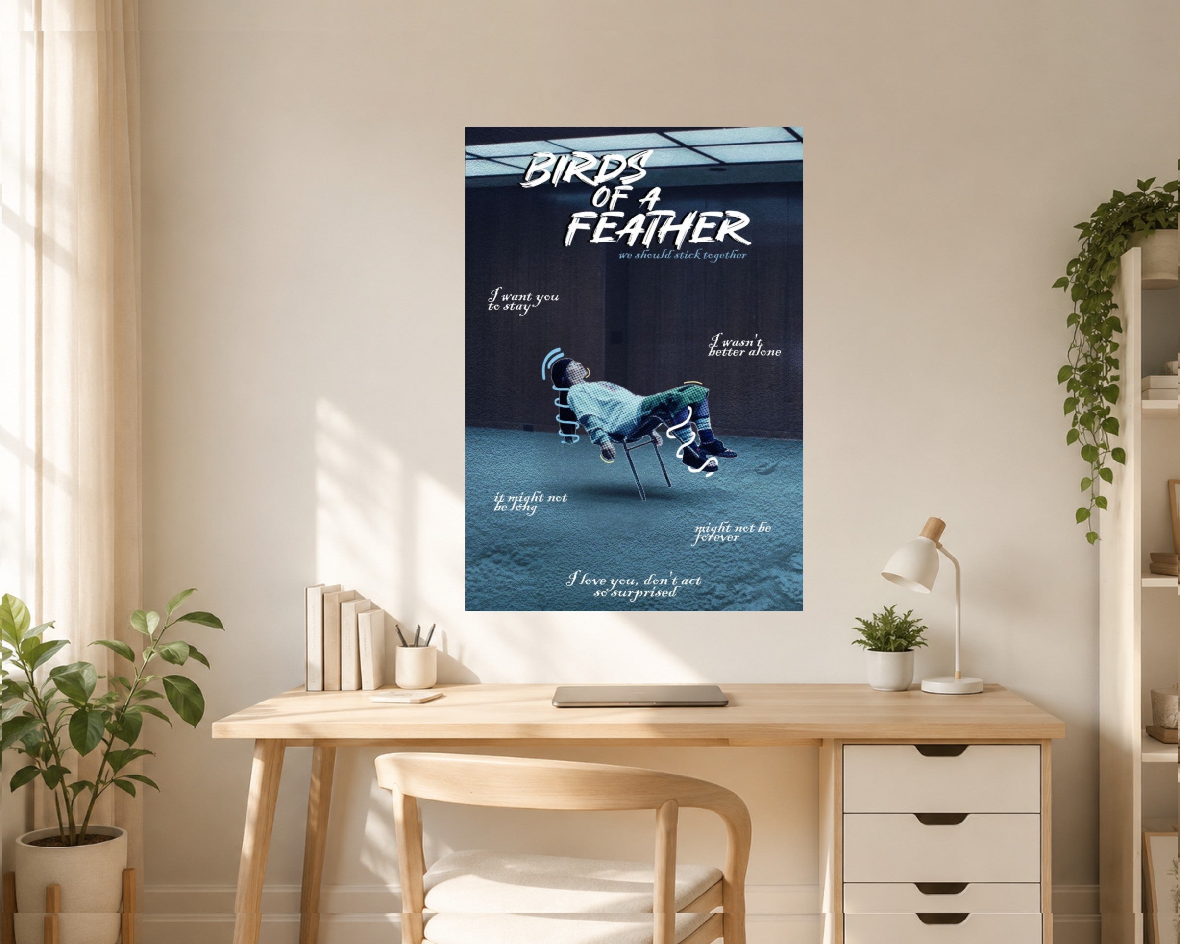 Birds Of a Feather Billie Eilish Poster A5 PN7