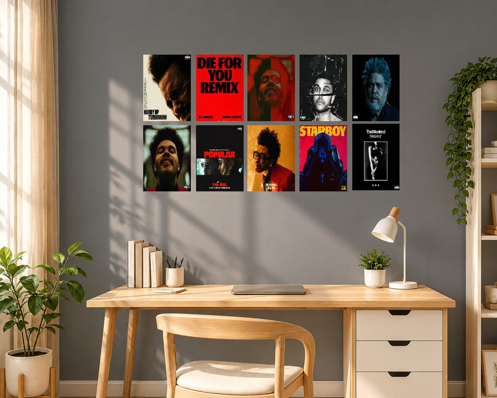 The Weeknd A5 Posters Combo