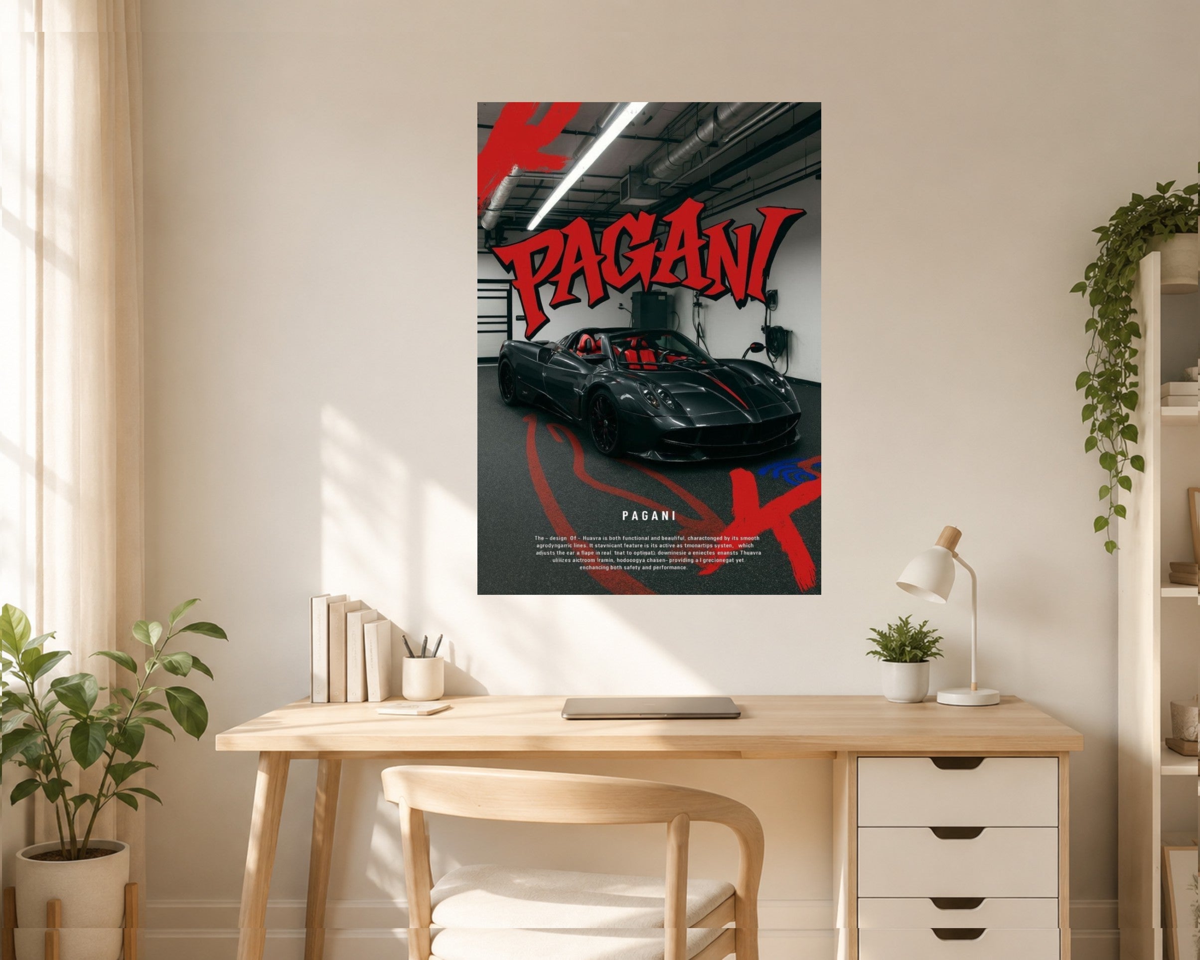 PAGANI CAR A5 poster PN24