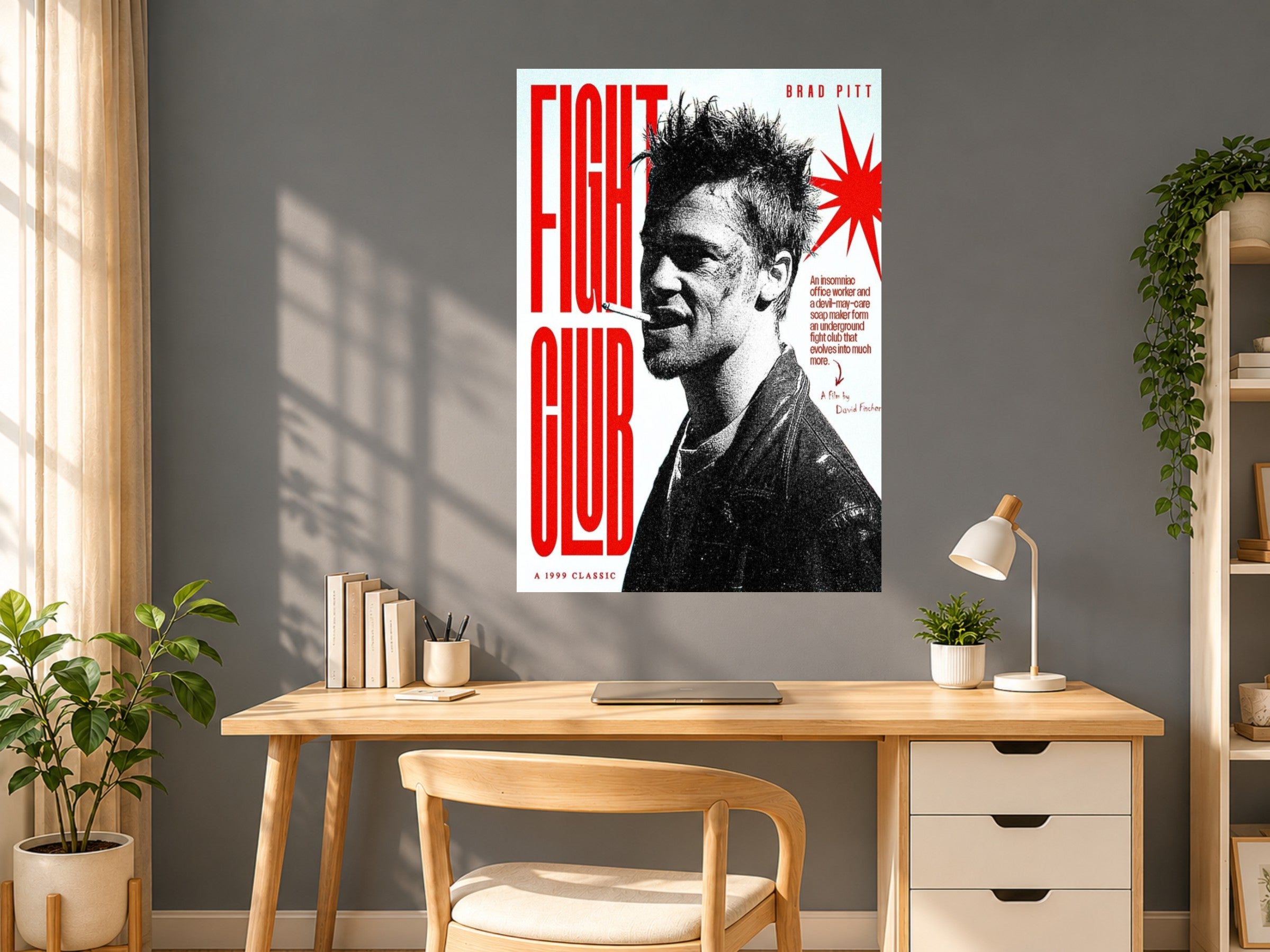 Fight Club-Brad Pitt A5 Poster PN33