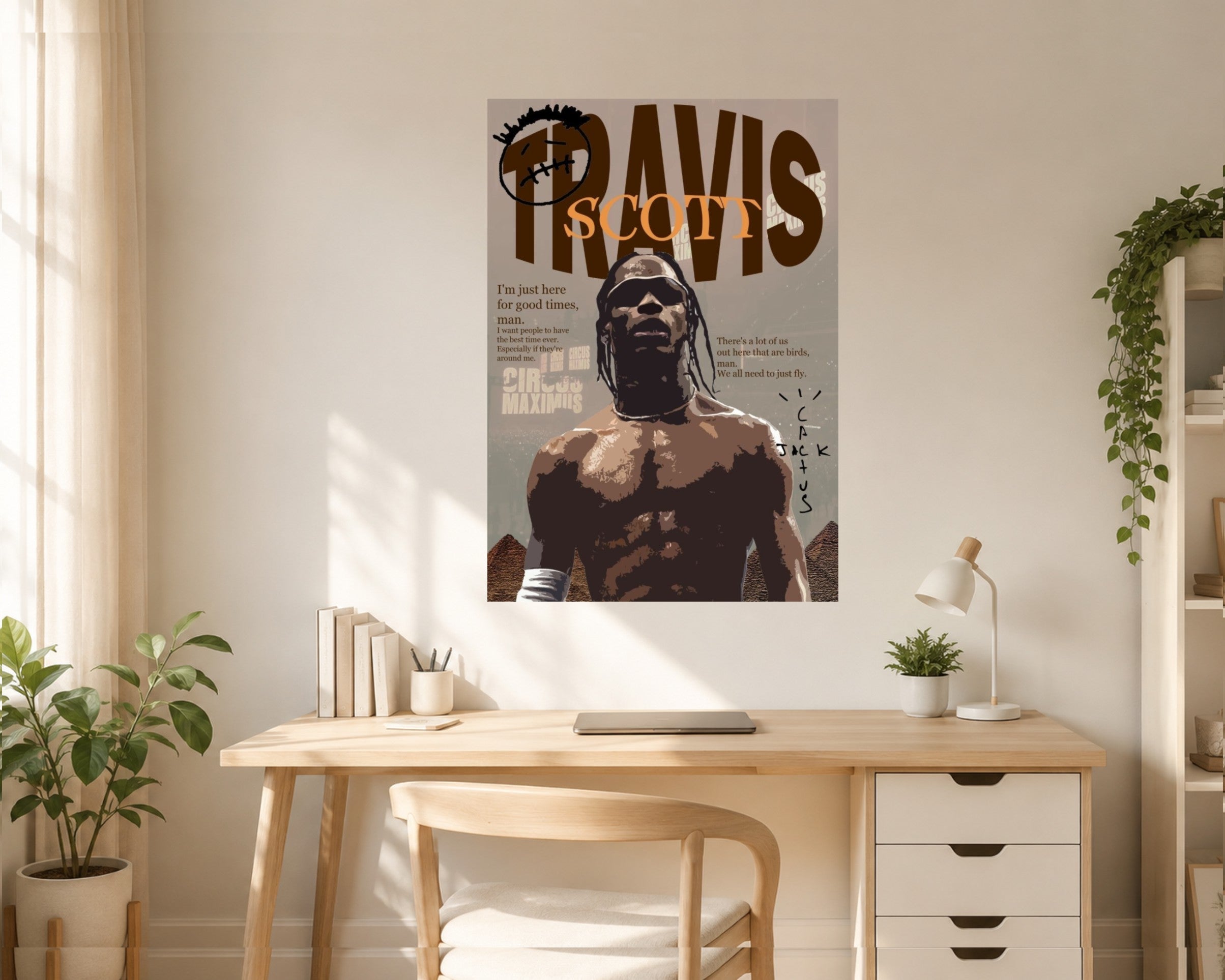 TRAVIS SCOTT - A5 Poster PN43