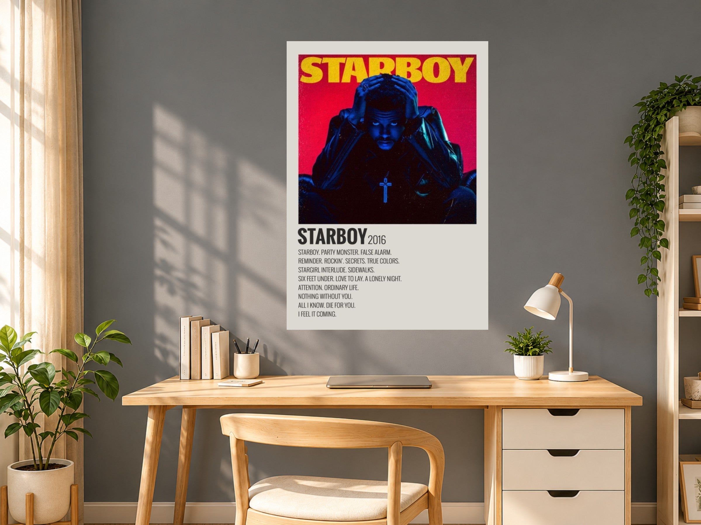 The Weeknd - Starboy A5 Poster PN45